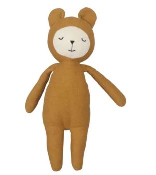 Doudou ours ocre