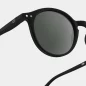 Lunettes Forme D Noir  Verres Gris