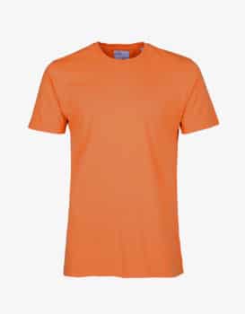 Tee shirt burned orange