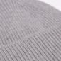 Bonnet laine merinos - heather grey