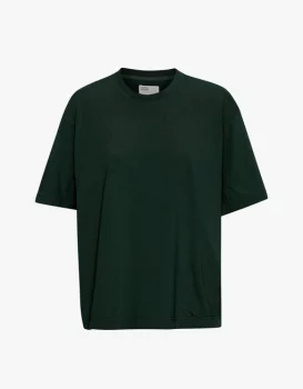 Tee-shirt women oversized - hunter green