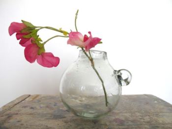 Vase boule - transparent la soufflerie