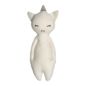 Petit Doudou hochet Licorne blanche Fabelab