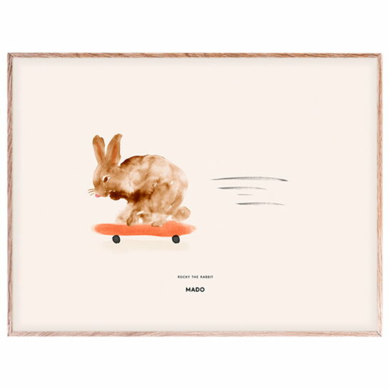 Poster Rocky the Rabbit 30 x 40cms