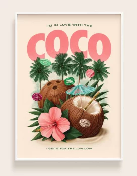 Affiche coco 30x40