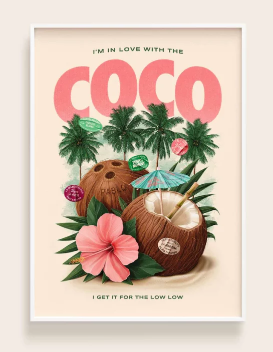 Affiche Coco 30×40