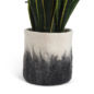 Cache pot en laine - Gris noir L