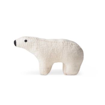 L'ours polaire en laine