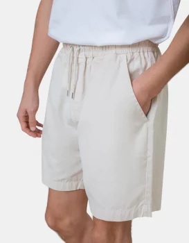 Short twill ivory white