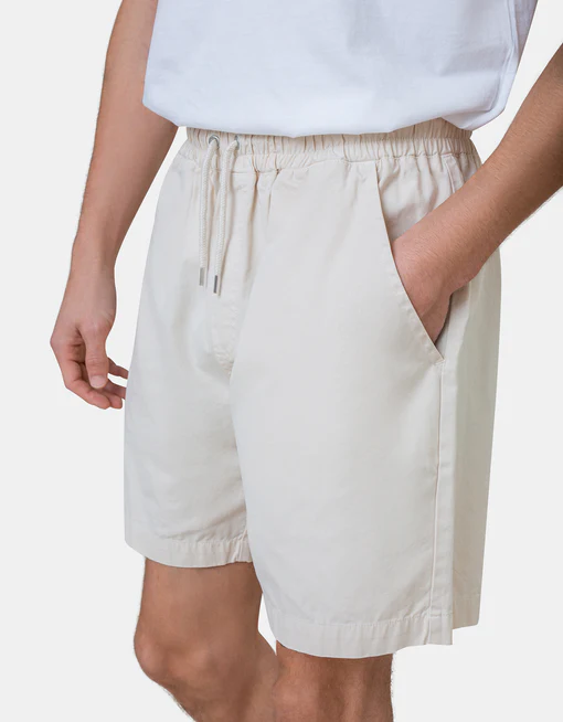 Short Twill Ivory White