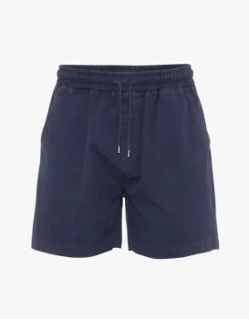 Short twill navy blue