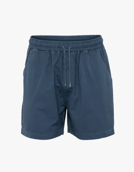 Short Twill Petrol Blue