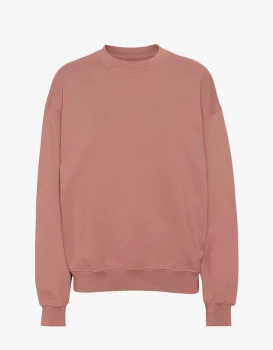 Oversized crewneck rosewood mist