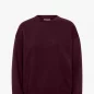 Oversized Crewneck Oxblood Red