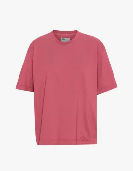 Tee shirt oversized raspberry pink