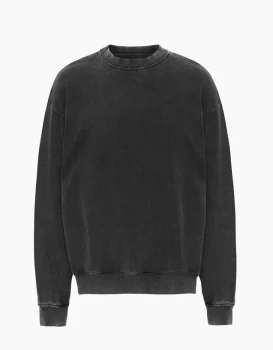 Oversized crewneck faded black