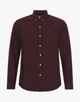 Chemise flanelle oxblood red
