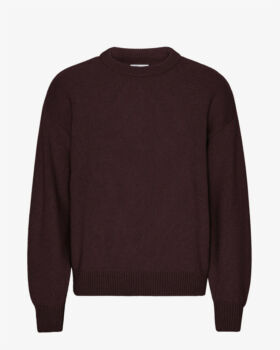 Pull oversized merinos oxblood red