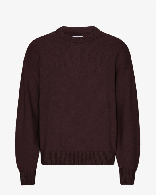 Pull Oversized Merinos Oxblood Red