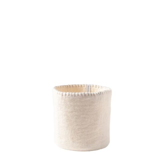 Cache Pot Laine M Blanc