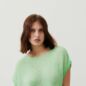 Pull Sans Manches Zakday Rayures Vert