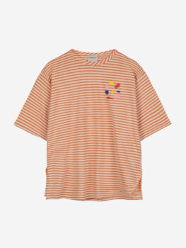 Tee shirt oversized stripes