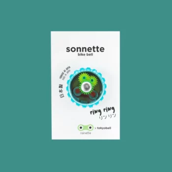 Sonnette vélo bleu