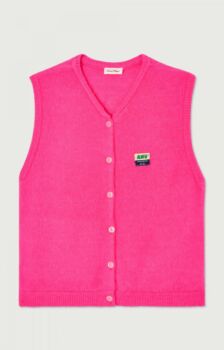 Gilet vitow sans manches rose fluo pink