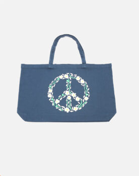 Cabas peace cobalt