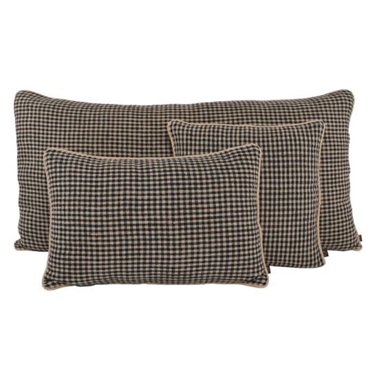 Coussin 45×45 Piana Charbon