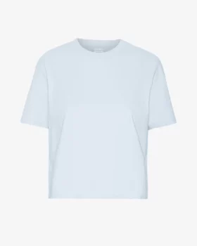 Crop shirt boxy polar blue