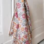 Foulard Dehli Azur Mum 100*100