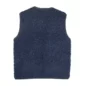 Veste Sans Manches Laine Bleu Dark Blue