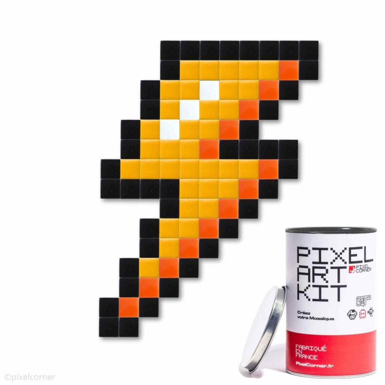 Pixel Art Kit - Lightning Bolt - Eclair - Hyppairs