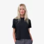Crop Shirt Boxy Oxblood Red