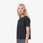 Crop Shirt Boxy Oxblood Red