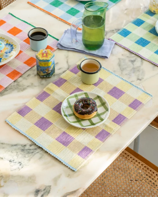 Set de table Mantequilla Jaune Violet Bleu