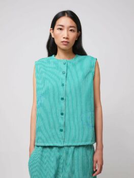 Veston twill brodé lucky fish