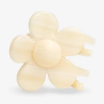 Pince bloomie fleur couleur Écru