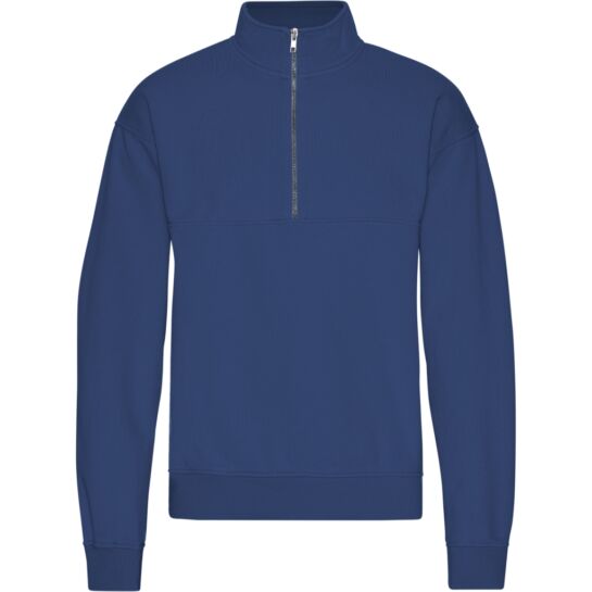 Quarter Zip Marine Blue