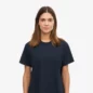 Crop Shirt Boxy Navy Blue