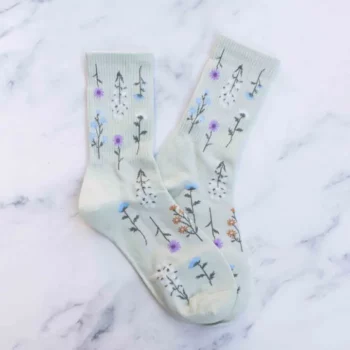 Chaussettes jardin botanique sauge 36-40