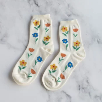 Chaussettes fleur 36/40