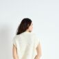 Gilet Manches Courtes Crashway Nacre