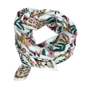 Foulard matis corail 100 cm