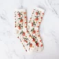 Chaussettes Fraises Ecru 36-40