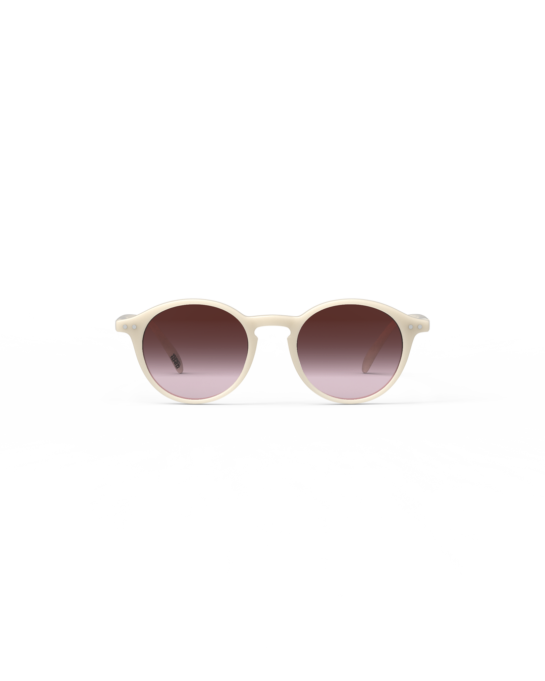 Lunettes De Soleil #d Vintage Cream Violet Lenses