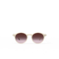 Lunettes De Soleil #d Vintage Cream Violet Lenses