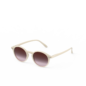 Lunettes De Soleil #d Vintage Cream Violet Lenses