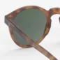 Lunettes De Soleil #m Havane Green Lenses